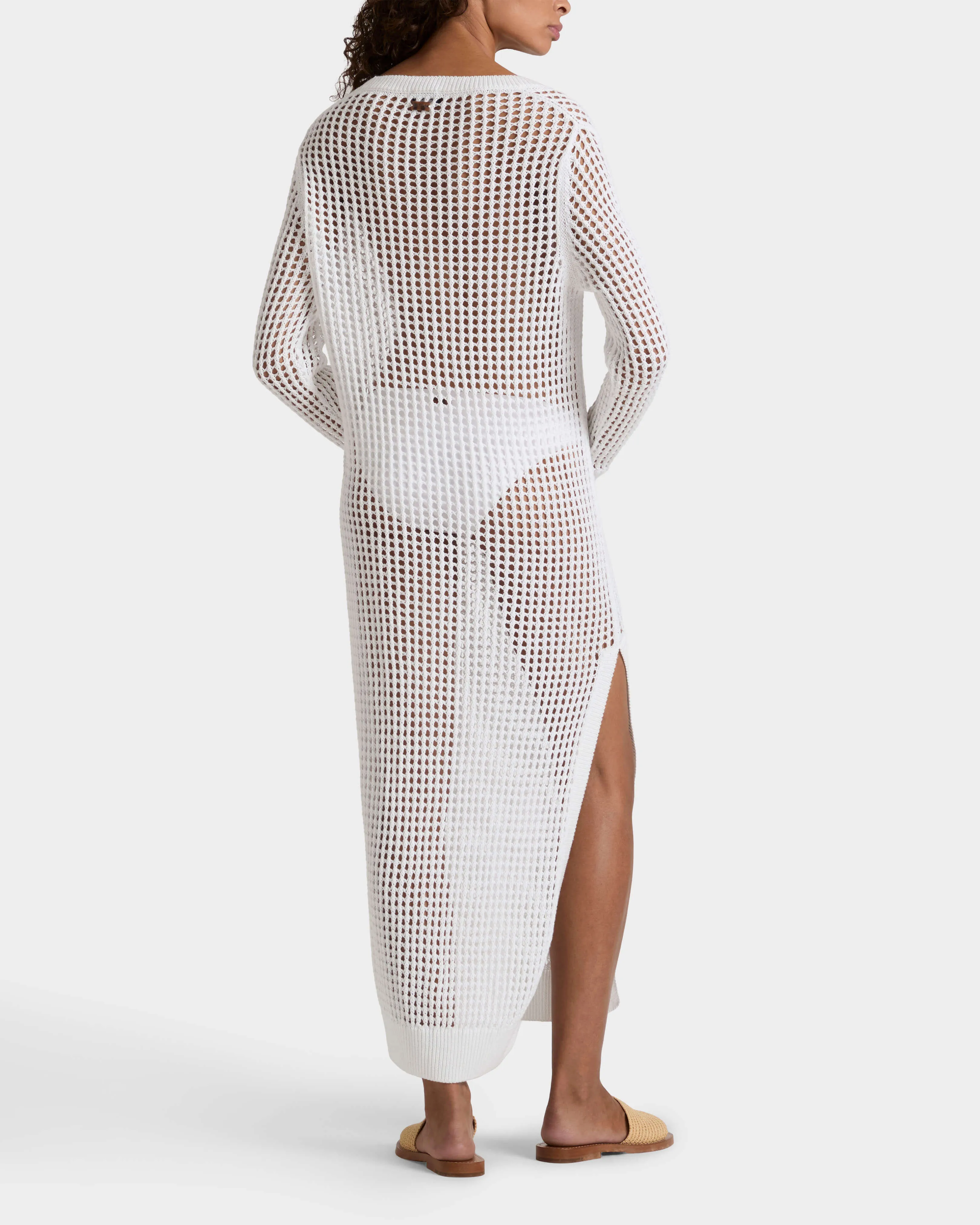 Vilebrequin - Solid Häkel-t-shirt-kleid Für Damen - Kleid - Lysia - Weiss - Größe M – Bild 4