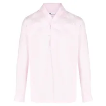 Doppiaa - Long Sleeve Buttoned Polo - Größe 42 - pink Doppiaa - Long Sleeve Buttoned Polo - Größe 42 - pink