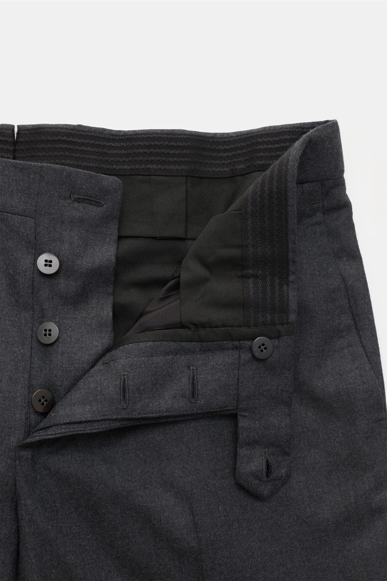 Stile Latino - Herren - Anzug 'Vincenzo' dunkelgrau meliert – Bild 6