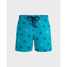 Vilebrequin - Micro Ronde Des Tortues Diagonale Badeshorts Mit Stickerei Für Herren – Limitierte Serie - Bademode - Mistral - Grün - Größe L Vilebrequin - Micro Ronde Des Tortues Diagonale Badeshorts Mit Stickerei Für Herren – Limitierte Serie - Bademode - Mistral - Grün - Größe L
