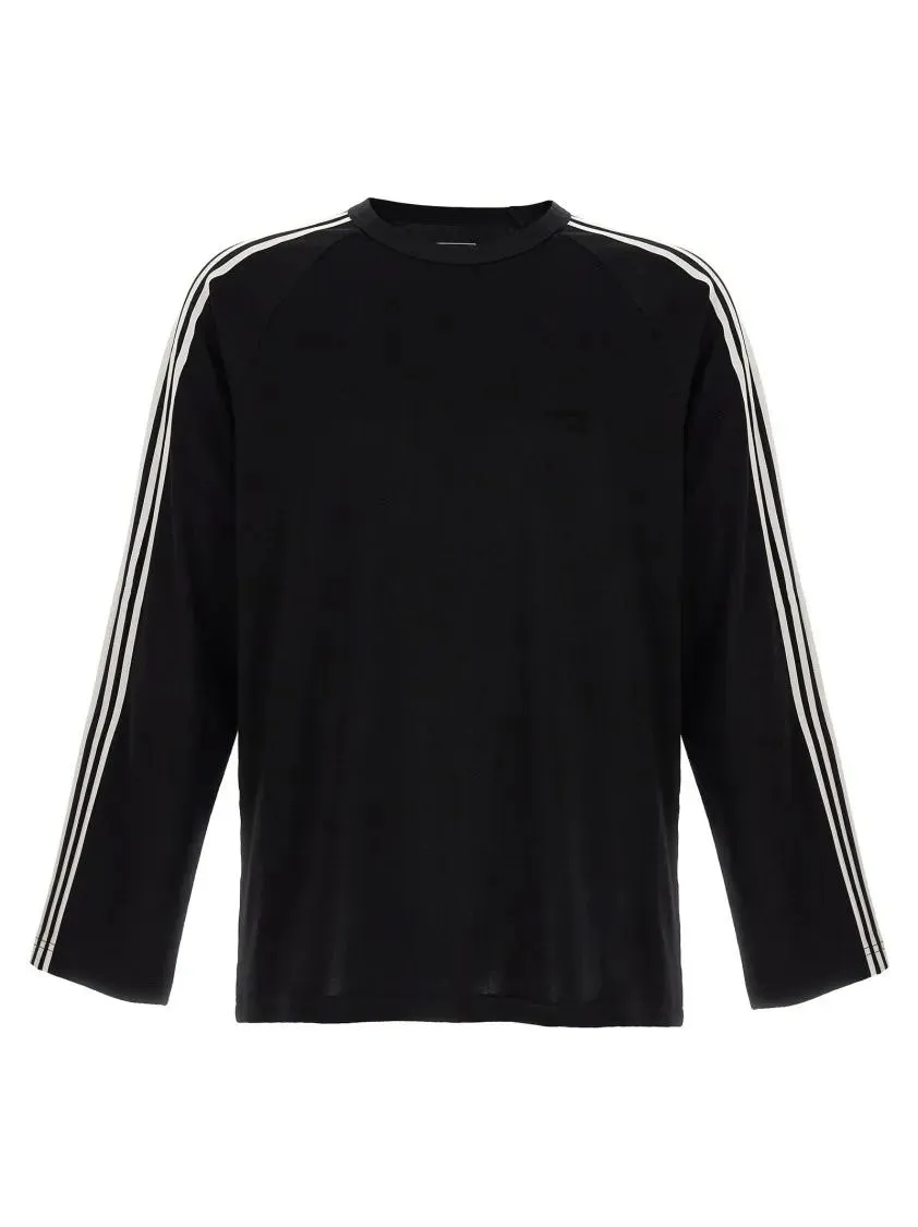 Y-3 - %27 Long Sleeve Tee 3-Stripes%27 T-Shirt - Größe XXL - schwarz Y-3 - %27 Long Sleeve Tee 3-Stripes%27 T-Shirt - Größe XXL - schwarz