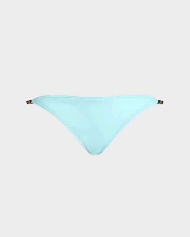 Vilebrequin - Solid Mini-bikinihose Mit Perlenverzierung Für Damen - Bademode - Flaka - Blau - Größe L Vilebrequin - Solid Mini-bikinihose Mit Perlenverzierung Für Damen - Bademode - Flaka - Blau - Größe L