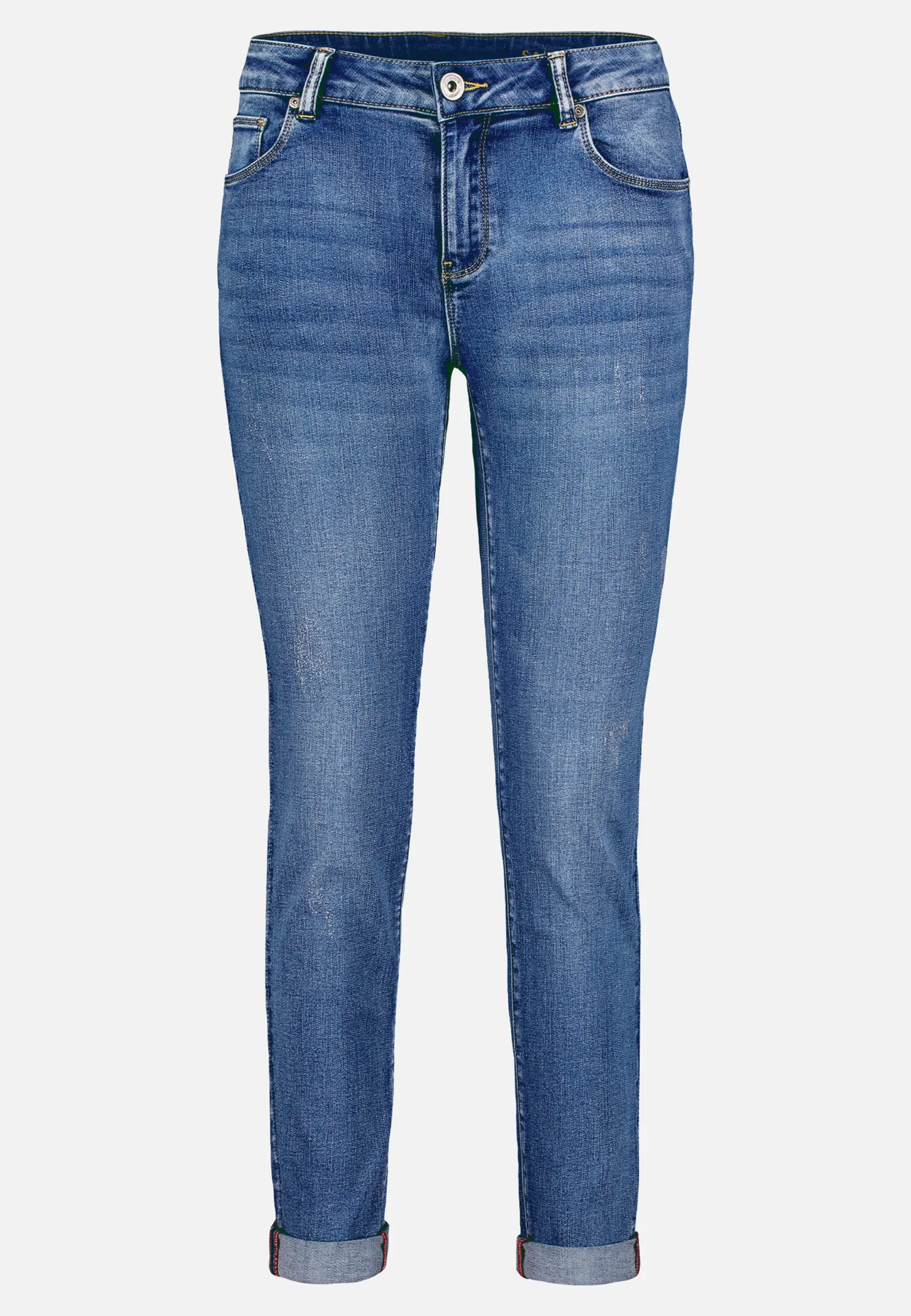 Basic-Jeans mit Waschung – Bild 3