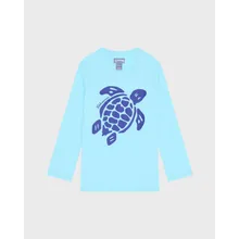 Vilebrequin - Langärmeliger Turtle Rashguard Für Jungen - Rashguard - Glassy-y - Blau - Größe 10 Vilebrequin - Langärmeliger Turtle Rashguard Für Jungen - Rashguard - Glassy-y - Blau - Größe 10