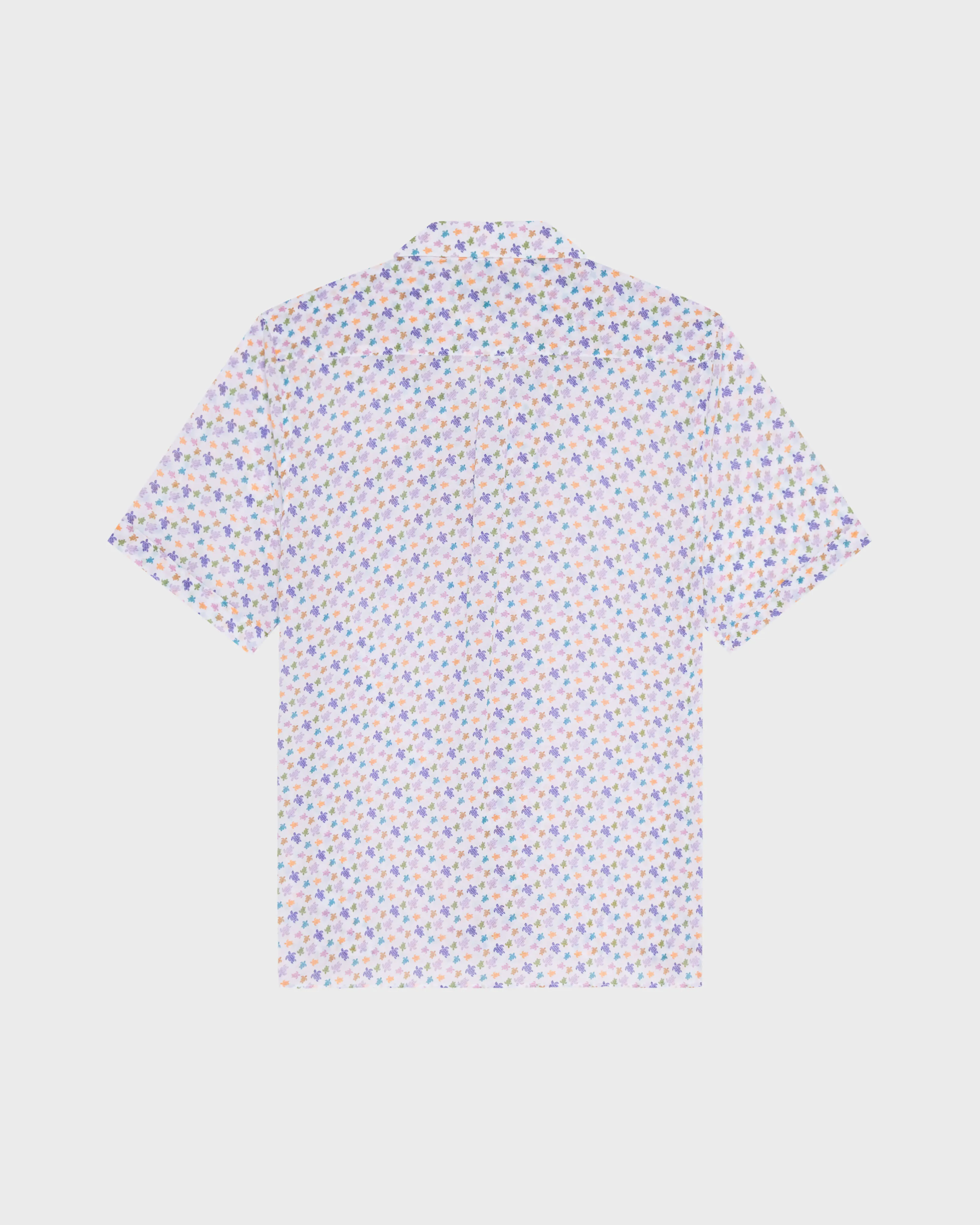 Vilebrequin - Micro Ronde Des Tortues Bowling-hemd Aus Bio-baumwolle Für Herren - Hemd - Charli - Weiss - Größe XXXL – Bild 2