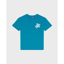 Vilebrequin - T-shirt Aus Bio-baumwolle Mit Aufgestickter Schildkröte Für Jungen - T-shirt - Gabin - Blau - Größe 12 Vilebrequin - T-shirt Aus Bio-baumwolle Mit Aufgestickter Schildkröte Für Jungen - T-shirt - Gabin - Blau - Größe 12
