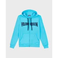 Vilebrequin - Logo Sweatshirtjacke Mit Kapuze Und Stickerei Für Herren - Sweatshirt - Martin-z - Blau - Größe M Vilebrequin - Logo Sweatshirtjacke Mit Kapuze Und Stickerei Für Herren - Sweatshirt - Martin-z - Blau - Größe M