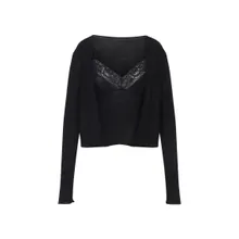 Alberta Ferretti - Black Virgin Wool Sweater - Größe 42 - schwarz Alberta Ferretti - Black Virgin Wool Sweater - Größe 42 - schwarz