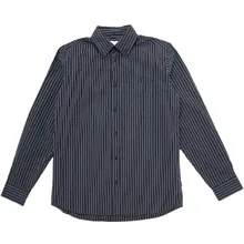 Les Deux - Camicia Kent Stripe Poplin Nera - Größe XL - schwarz Les Deux - Camicia Kent Stripe Poplin Nera - Größe XL - schwarz