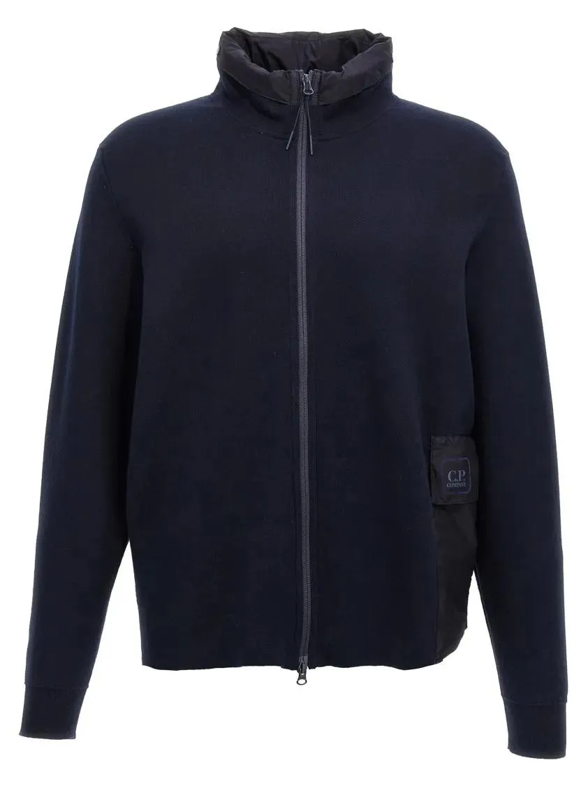 CP Company - %27Metropolis Series%27 Cardigan - Größe M - schwarz CP Company - %27Metropolis Series%27 Cardigan - Größe M - schwarz