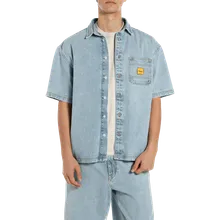 REPLAY - Kurzärmliges Denim Hemd - Größe XXL - multi REPLAY - Kurzärmliges Denim Hemd - Größe XXL - multi