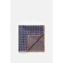 Rosi Collection - Herren - Einstecktuch %27Easy%27 dunkelblau/hellbraun/weiß gemustert Rosi Collection - Herren - Einstecktuch %27Easy%27 dunkelblau/hellbraun/weiß gemustert
