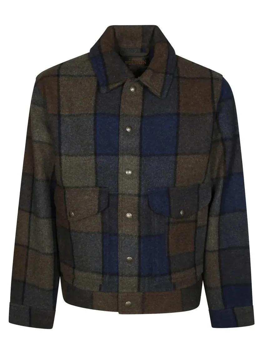 Filson - Checkered Pattern Men%27s Shirt Jacket With Buttoned - Größe M - bunt Filson - Checkered Pattern Men%27s Shirt Jacket With Buttoned - Größe M - bunt