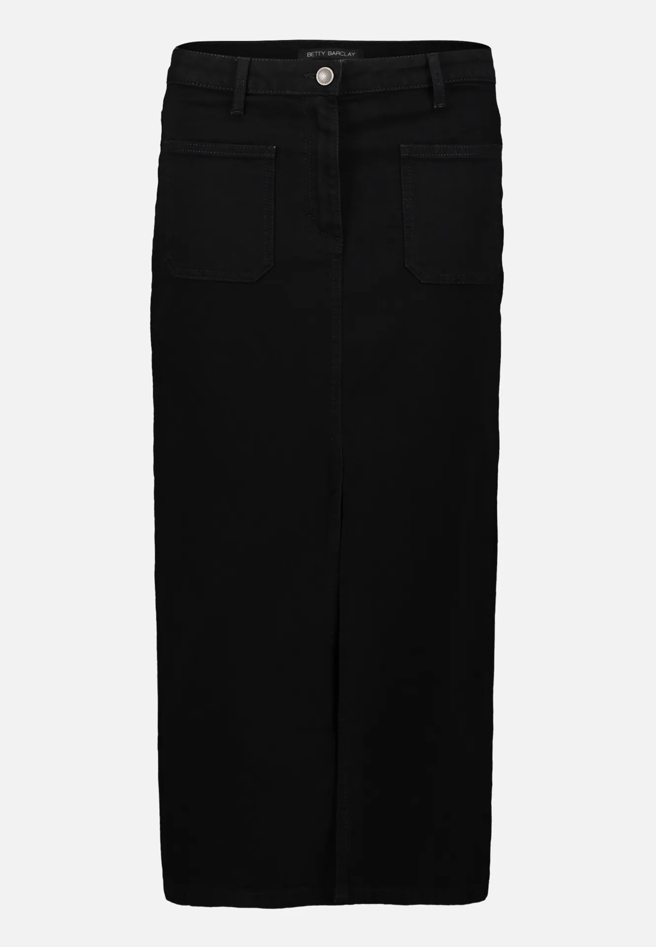 Jeansrock mit aufgesetzten Taschen – Bild 3