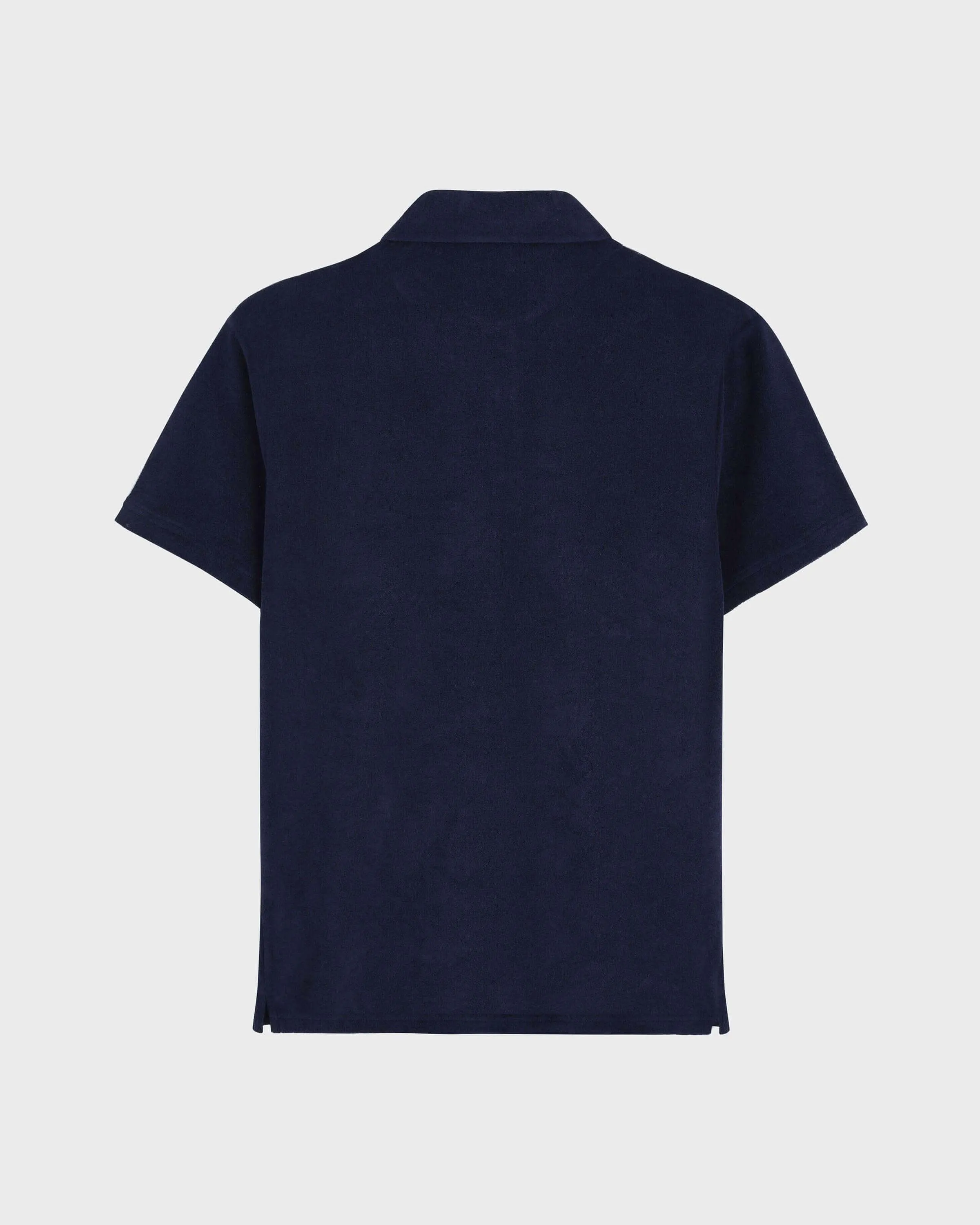 Vilebrequin - Solid Polohemd Aus Jacquard Für Herren - Polohemd - Phoenix - Blau - Größe XXXL – Bild 2