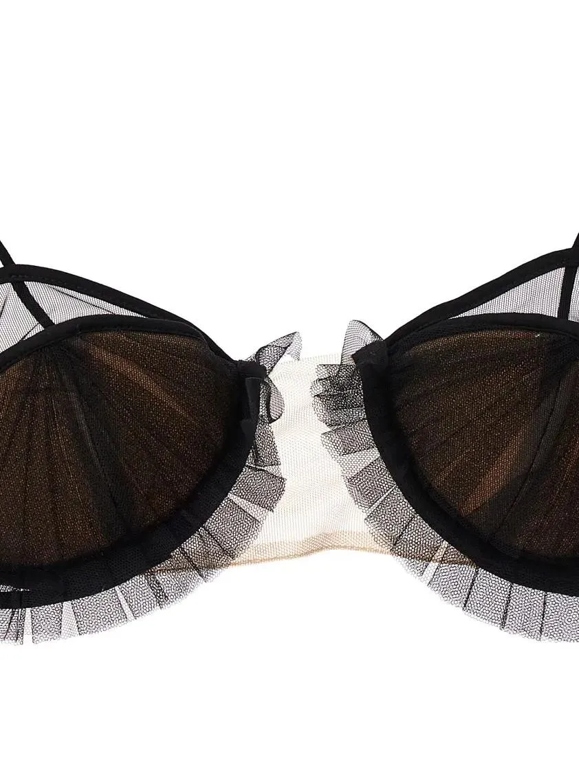 Nensi Dojaka - 'Exploding Flower' Bra - Größe S - schwarz – Bild 2