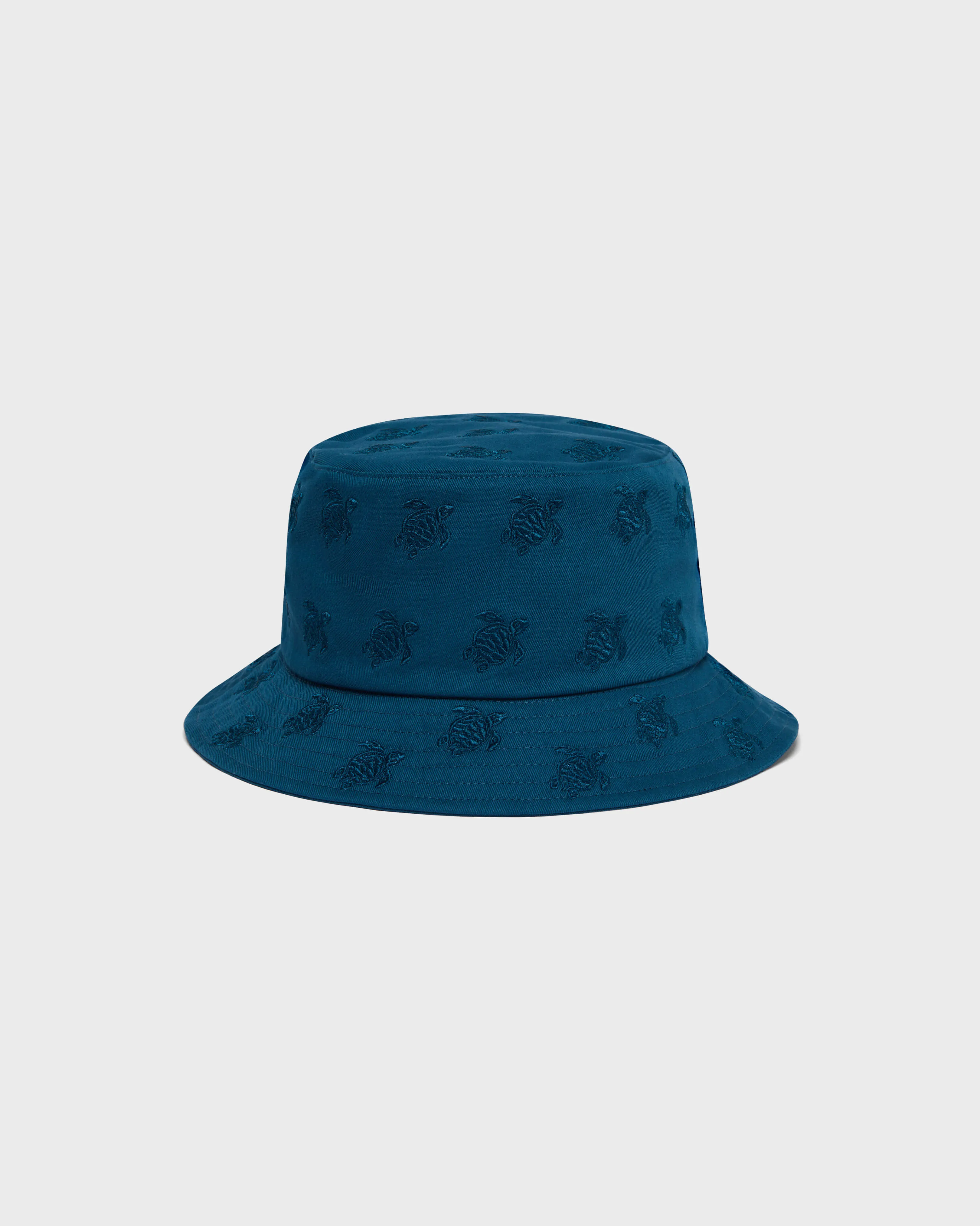 Vilebrequin - Embroidered Bucket Hat Turtles All Over - Hut - Boom - Blau - Größe M/L – Bild 2