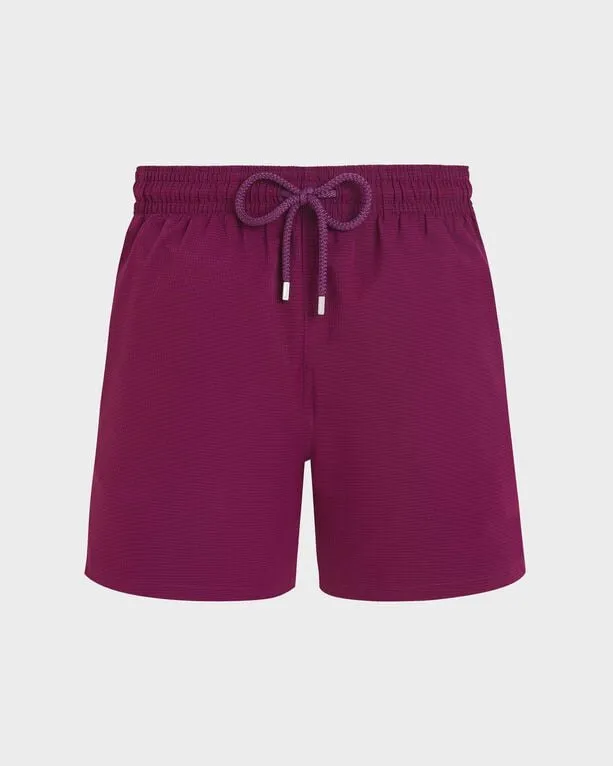 Vilebrequin - Ultraleichte Und Verstaubare Solid Badeshorts Mit Mikroperforation Für Herren - Bademode - Mahina - Violett - Größe L Vilebrequin - Ultraleichte Und Verstaubare Solid Badeshorts Mit Mikroperforation Für Herren - Bademode - Mahina - Violett - Größe L