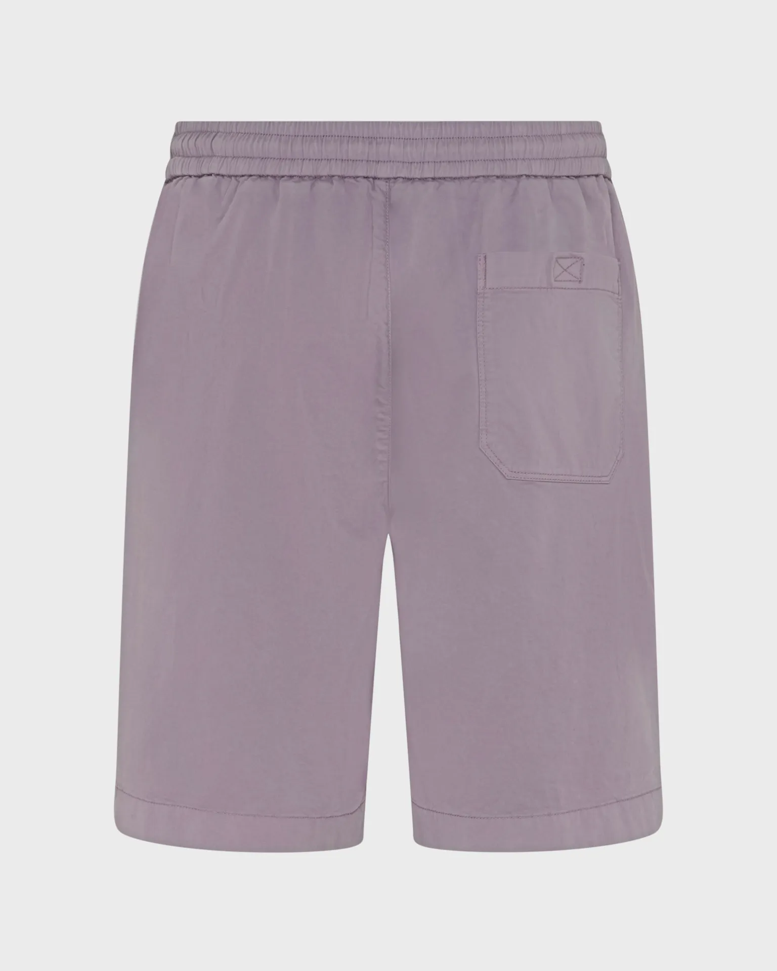 Vilebrequin - Men Satin Cotton Elastic Waist Bermuda Shorts Solid - Bermuda - Bartolo - Violett - Größe L – Bild 2