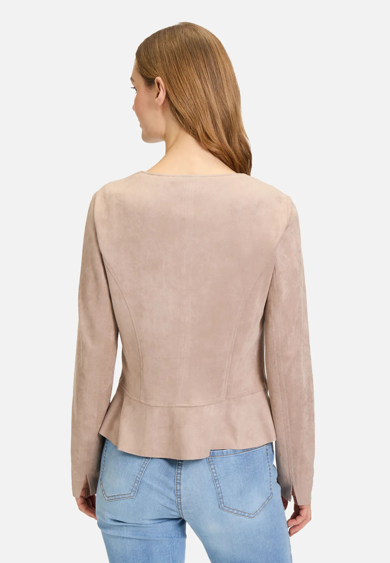 Blazer-Jacke mit Reißverschluss Blazer-Jacke mit Reißverschluss