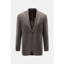 Brioni - Herren - Cashmere Sakko %27New Plume%27 dunkelbraun/graubraun kariert Brioni - Herren - Cashmere Sakko %27New Plume%27 dunkelbraun/graubraun kariert