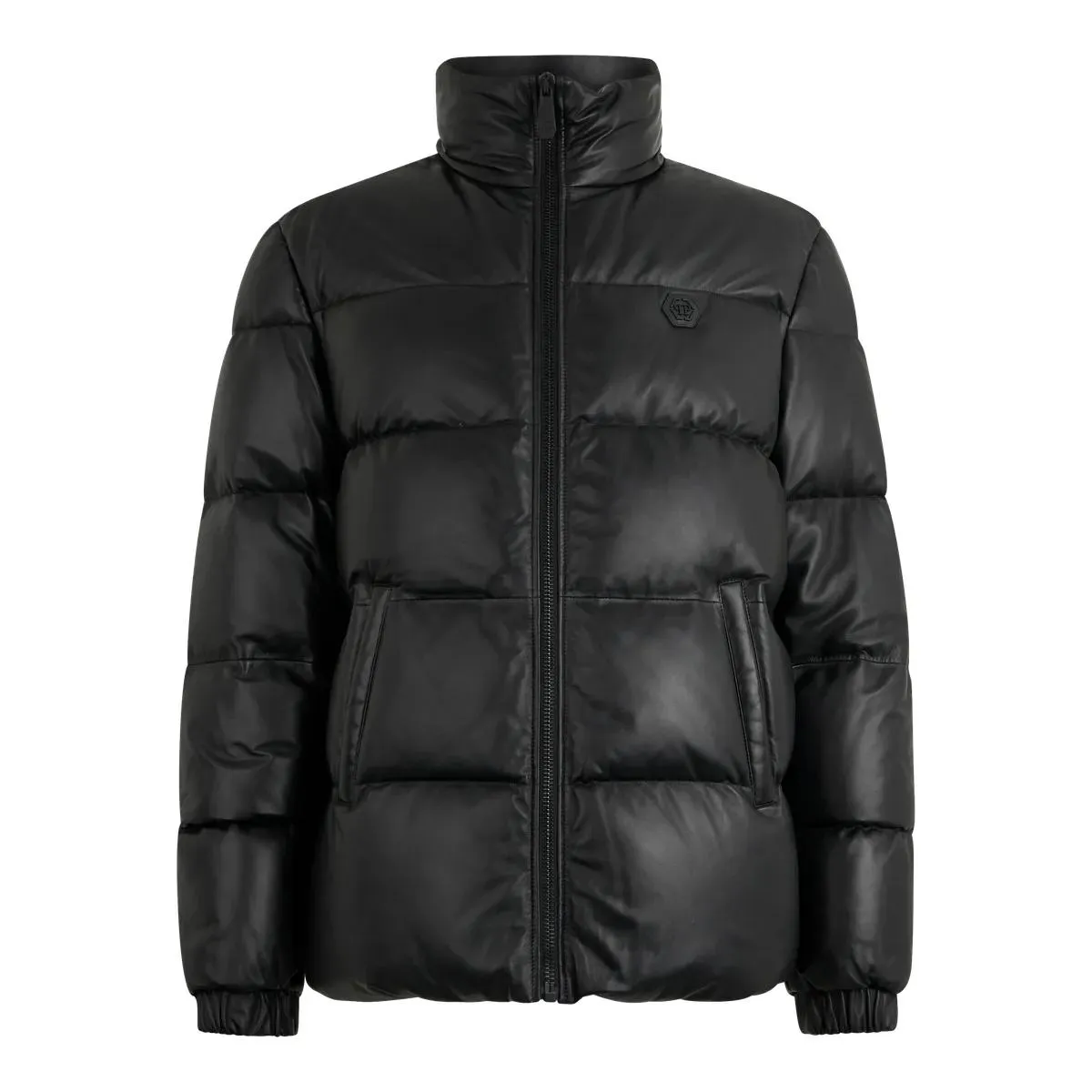 Philipp Plein - Lederjacke - Größe 3XL - schwarz Philipp Plein - Lederjacke - Größe 3XL - schwarz