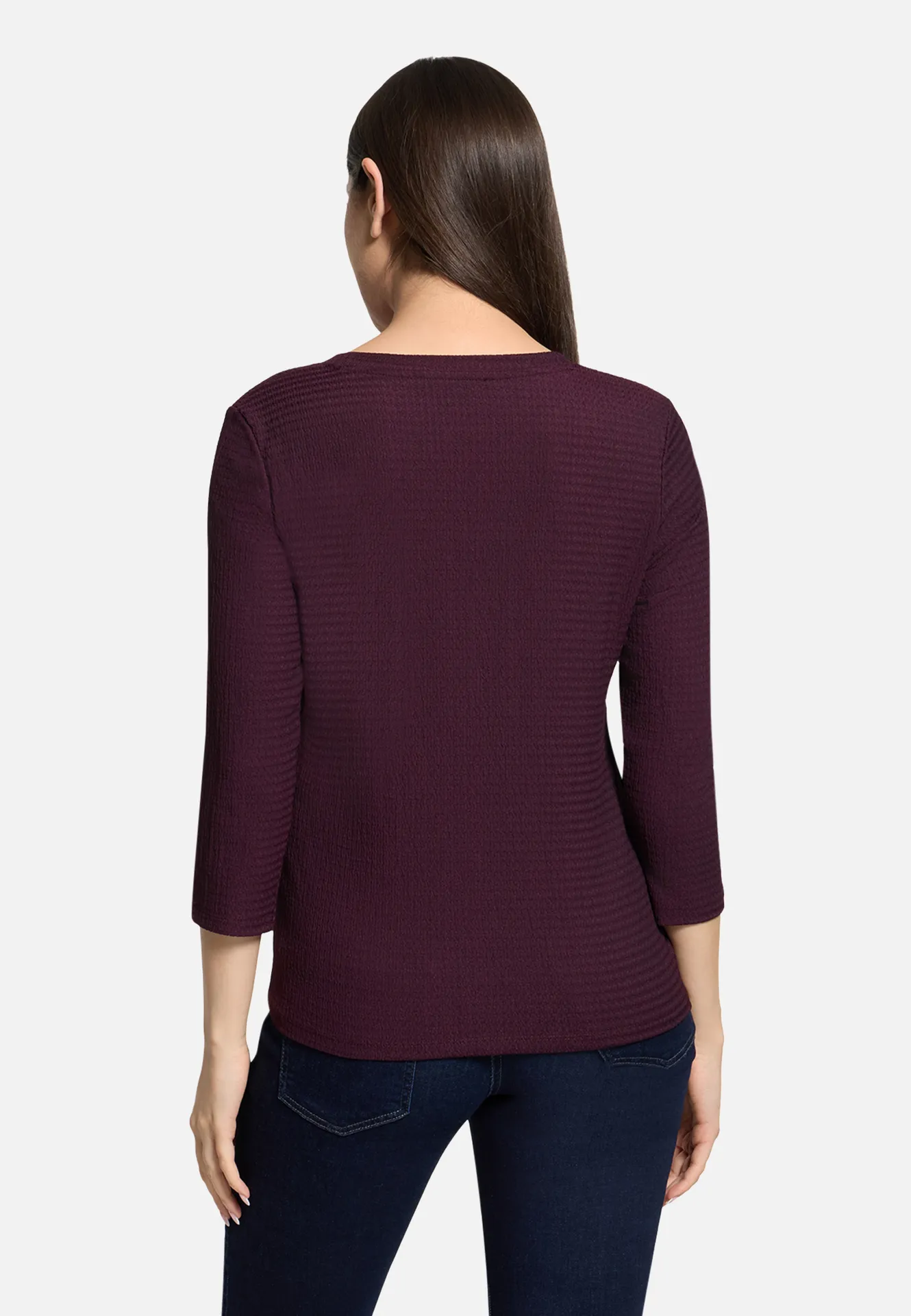 Strukturshirt mit Rundhalsausschnitt Strukturshirt mit Rundhalsausschnitt