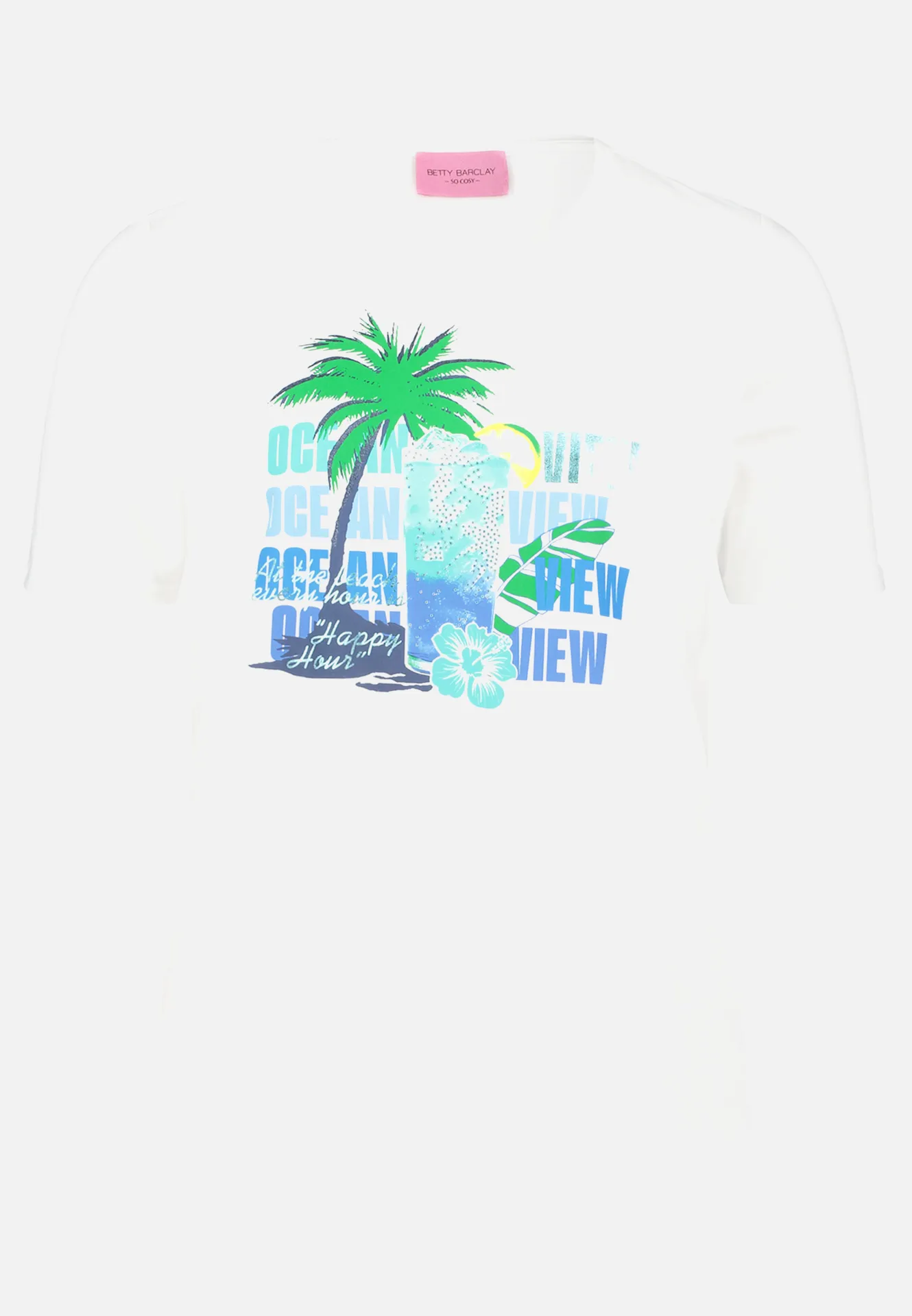 Basic Shirt mit Aufdruck – Bild 3