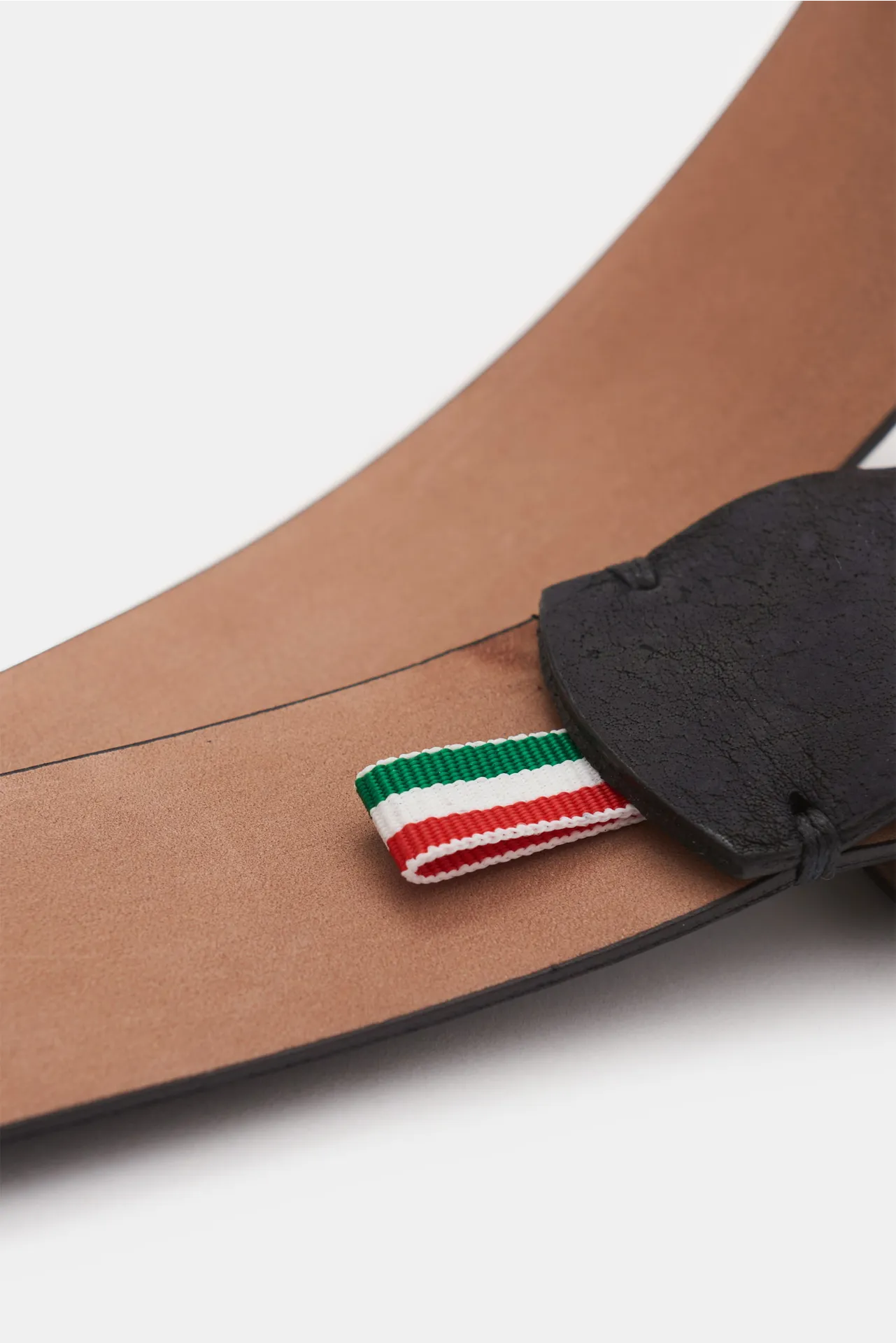 Fausto Colato - Herren - Gürtel Antilopenleder anthrazit – Bild 4