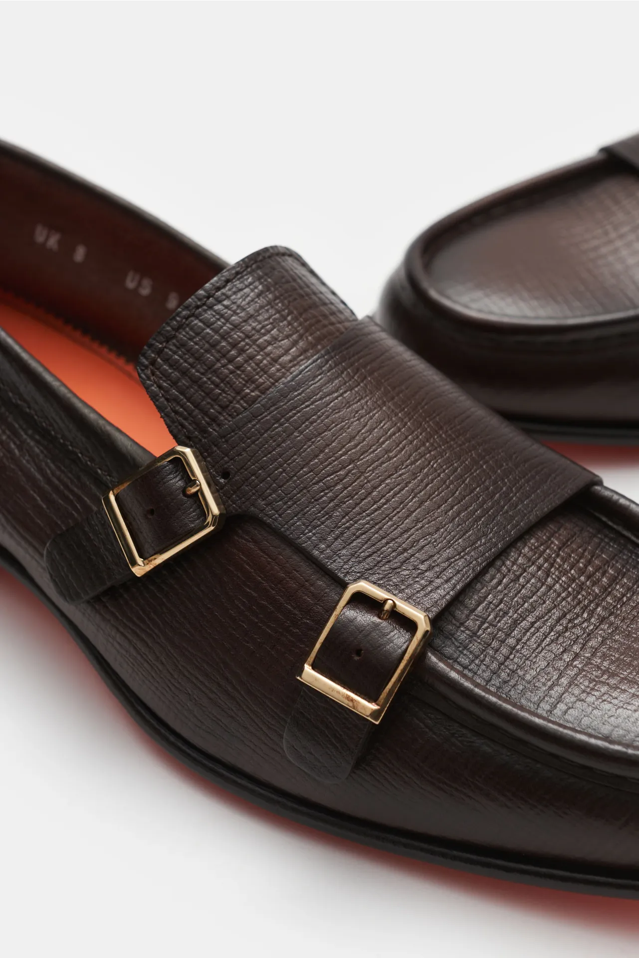 Santoni - Herren - Doppelmonk dunkelbraun – Bild 3