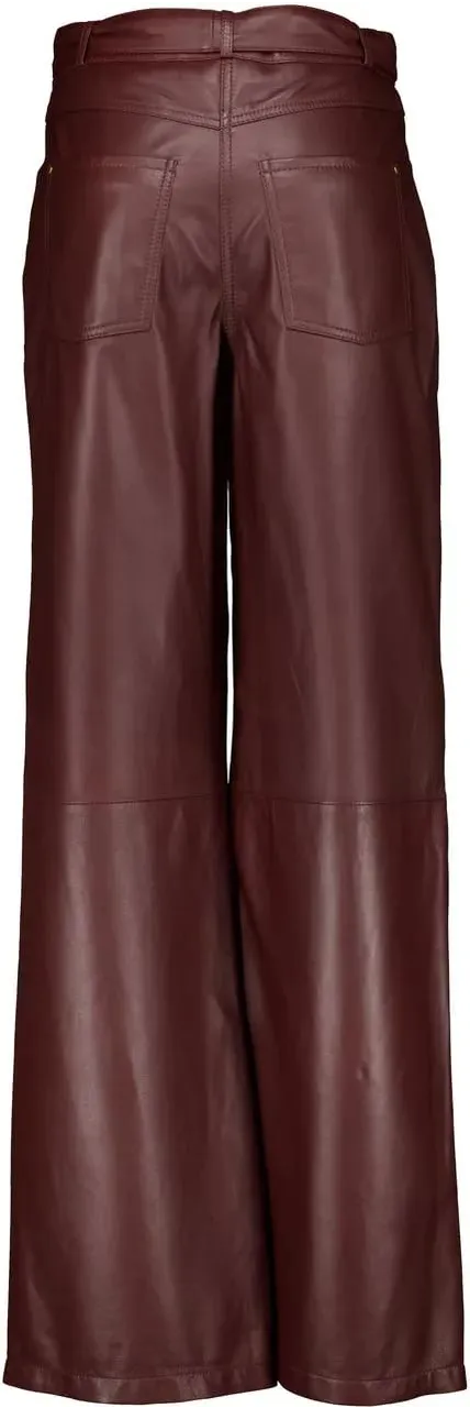 STUDIO AR - Studio Ar Kaia Pantalons Bordeaux 015l256017.01 - Größe 36 - rot – Bild 2