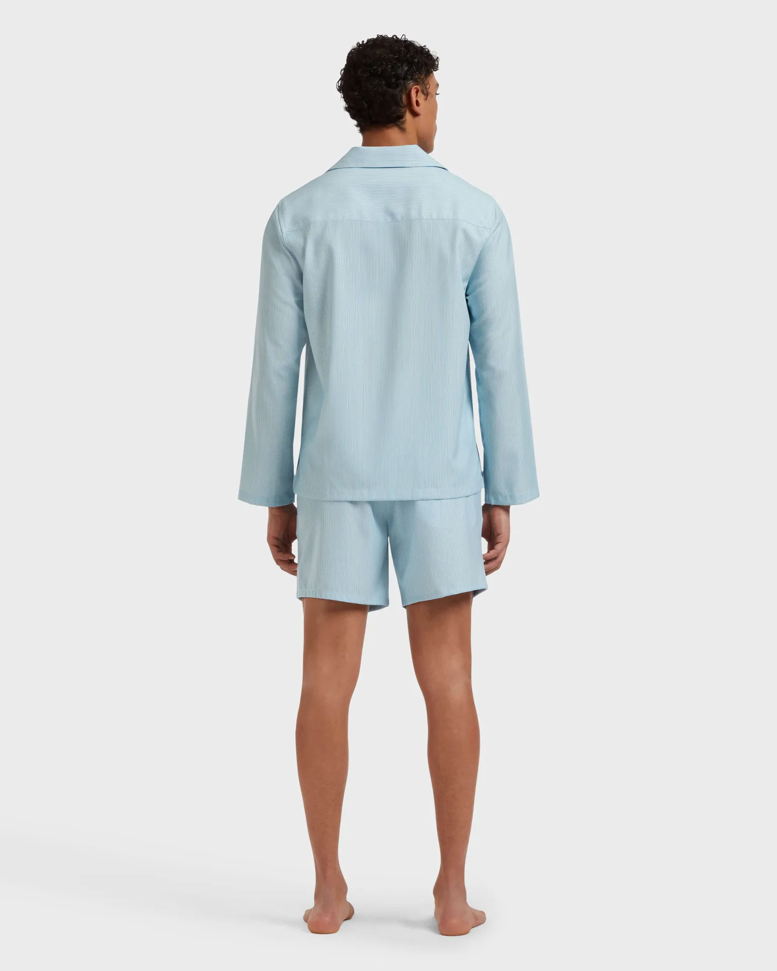 Vilebrequin - Figurbetontes Micro Rayures Cabanhemd Aus Wolle Für Herren - Hemd - Comores - Blau - Größe XXL – Bild 4