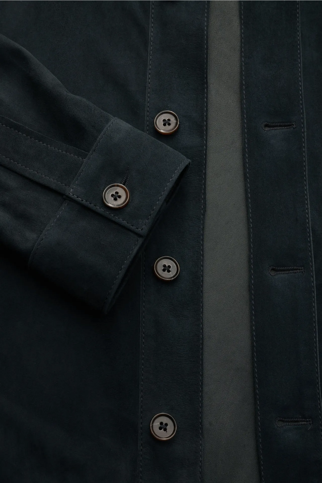 Arma - Herren - Velourslederjacke 'Dillen' dark navy – Bild 4