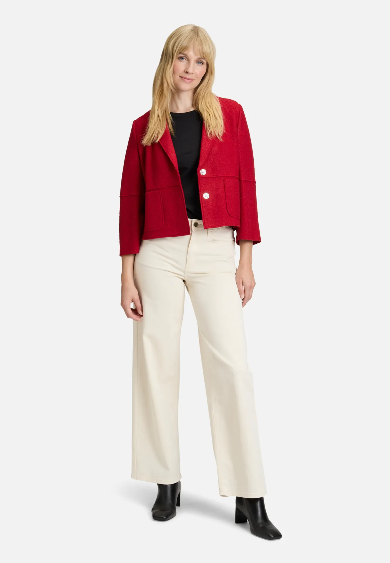 Blazer-Jacke mit Reverskragen – Bild 2