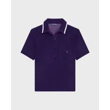 Vilebrequin - Solid Frottee-polohemd Für Damen - Polohemd - Lizea - Violett - Größe S Vilebrequin - Solid Frottee-polohemd Für Damen - Polohemd - Lizea - Violett - Größe S