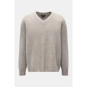 A.P.C. - Herren - V-Neck Pullover %27Pull Dany%27 grau meliert A.P.C. - Herren - V-Neck Pullover %27Pull Dany%27 grau meliert