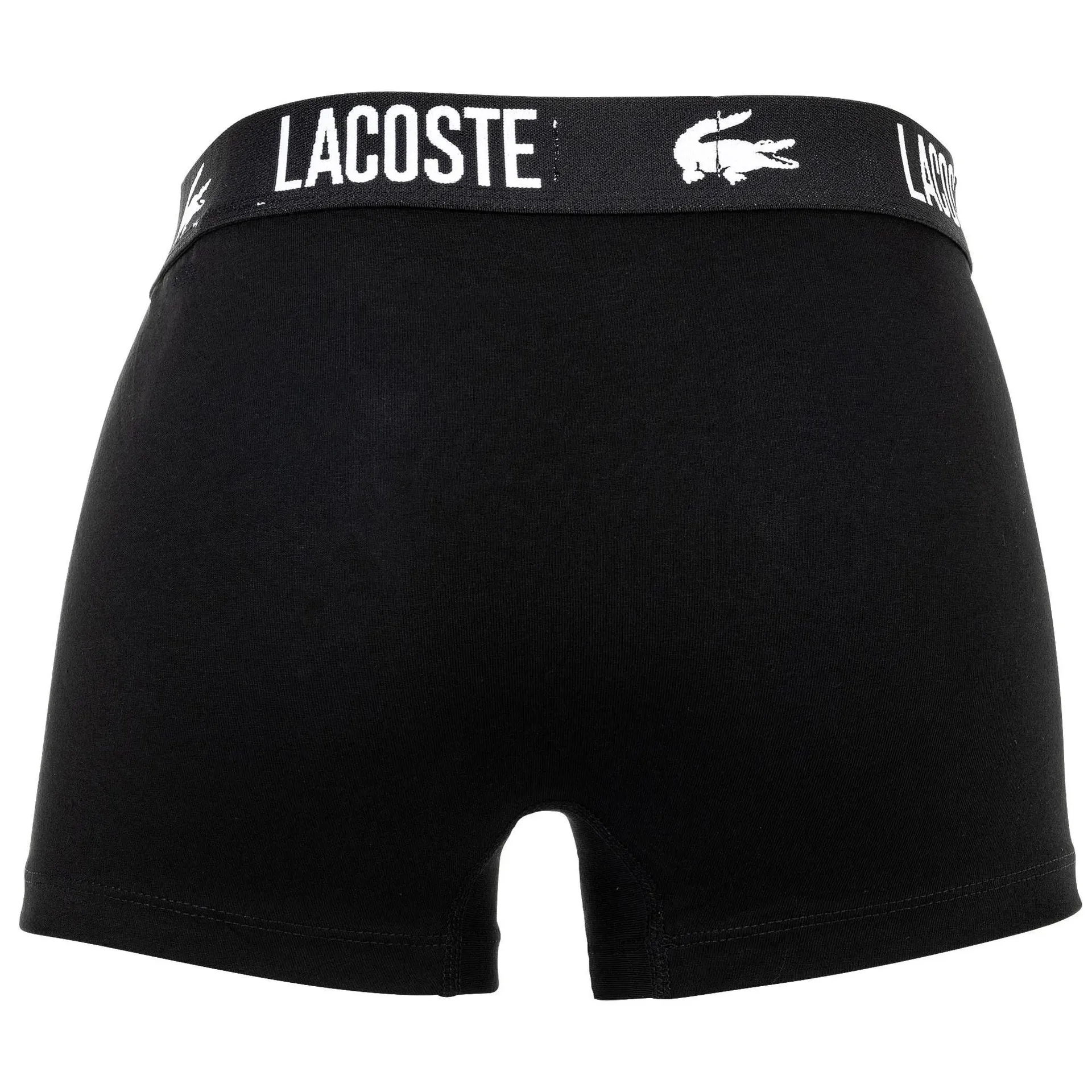 Lacoste - PACK DE 3 BOXERS COURTS 3er Pack - Größe S - schwarz – Bild 2