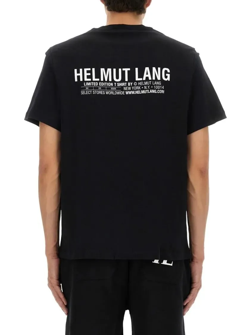 Helmut Lang - "Capsule" T-Shirt - Größe XL - schwarz