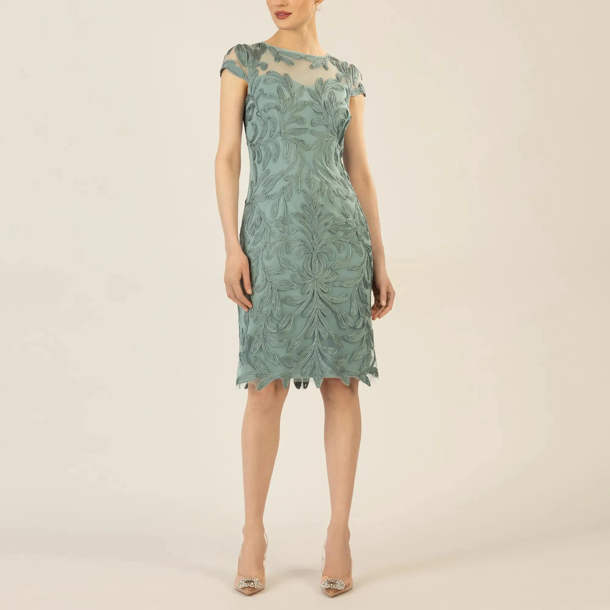 Apart - Cocktailkleid - Größe 40 - grün – Bild 4