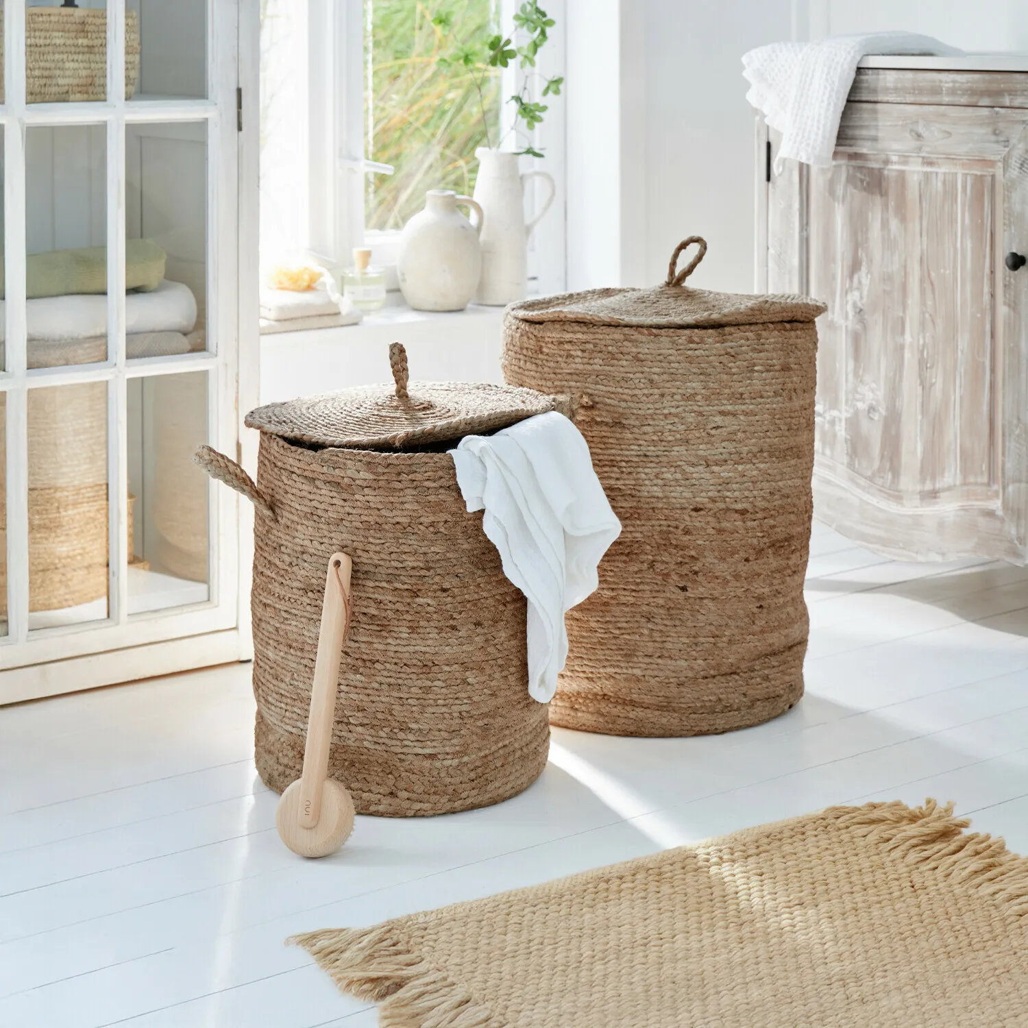 Wäschekorb 2er Set Kory – Bild 2