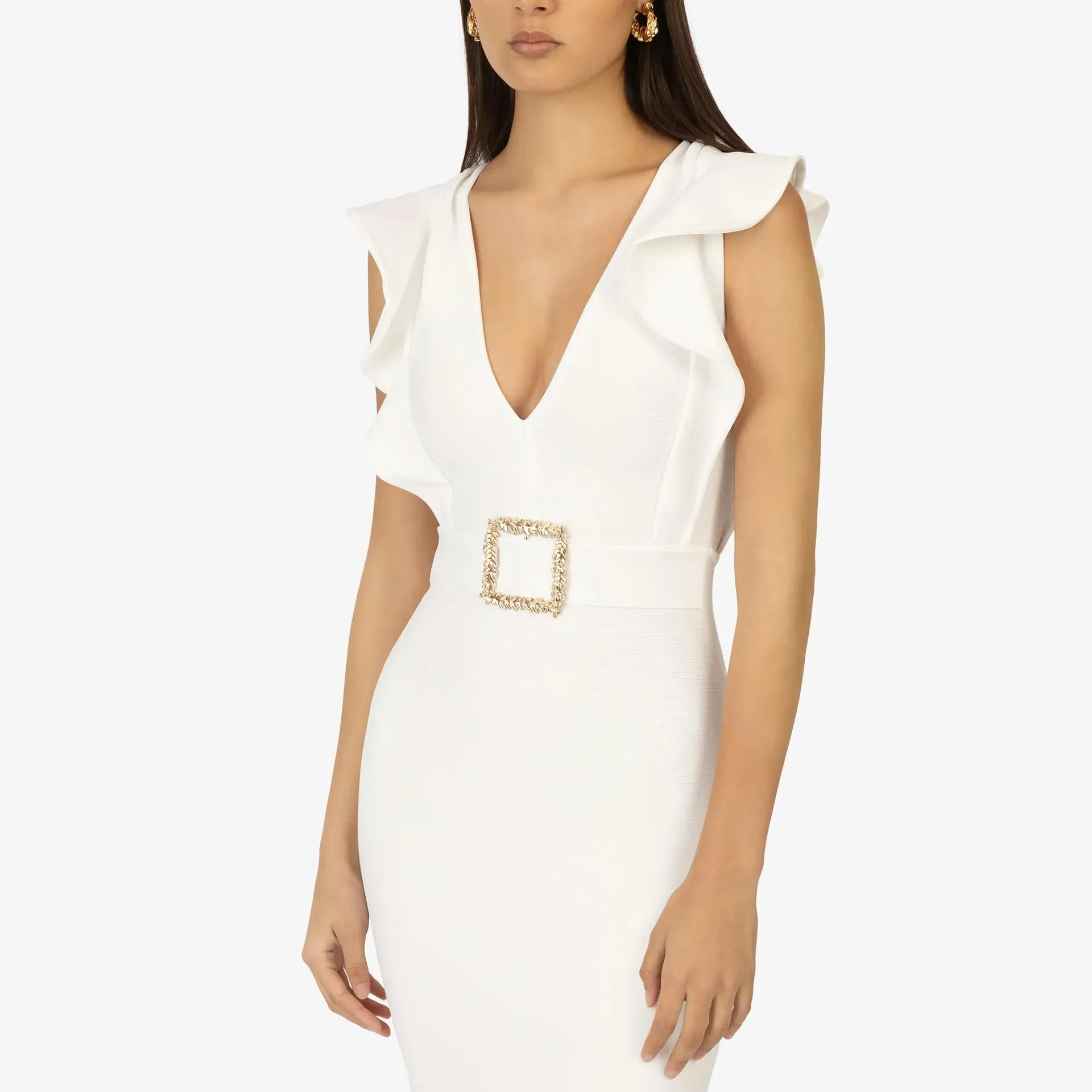 Kraimod - Bandagekleid - Größe 36 DAMEN - weiß – Bild 3