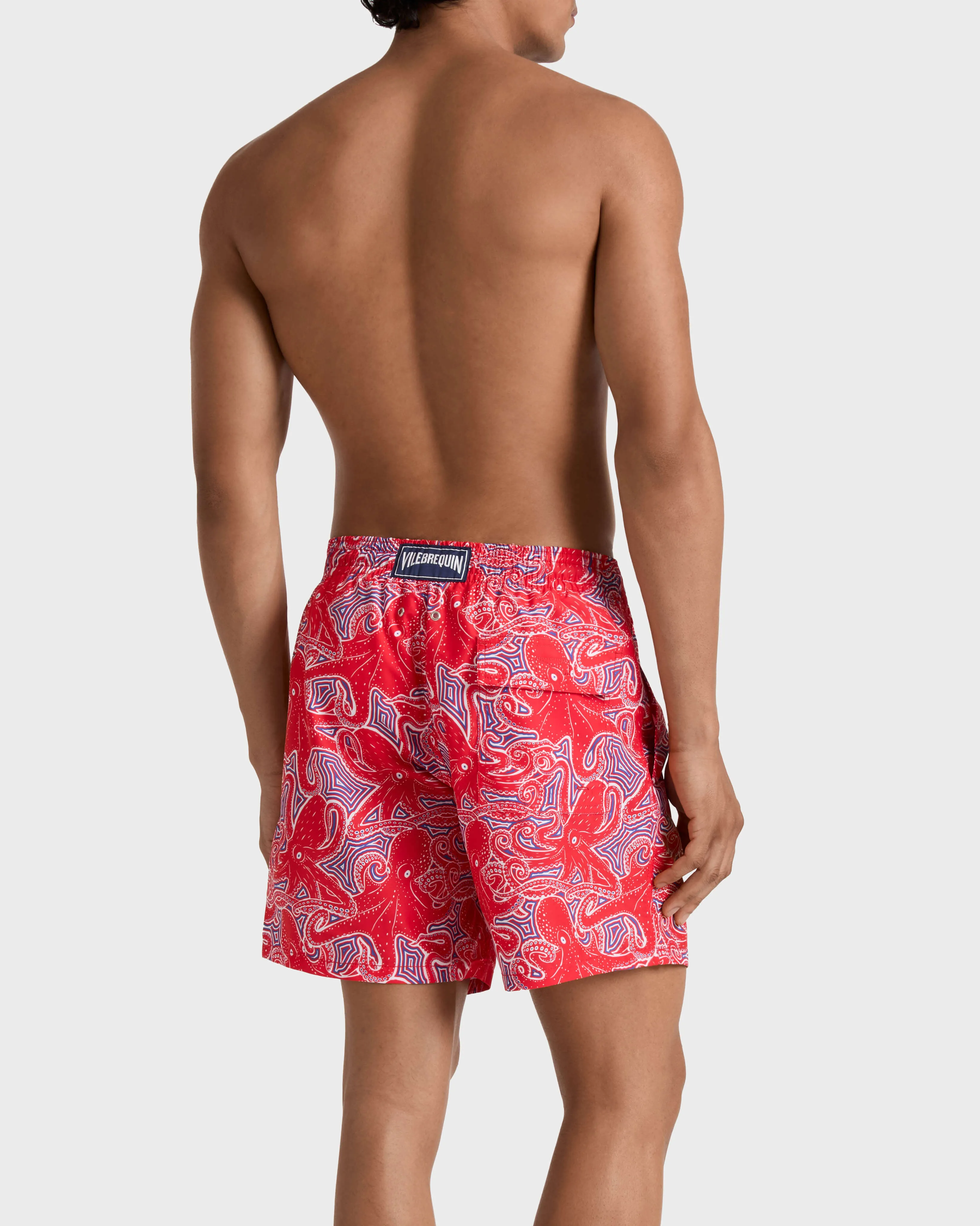 Vilebrequin - Hypnoctopus Badeshorts Für Herren - Bademode - Moorea - Rot - Größe XXXL – Bild 4