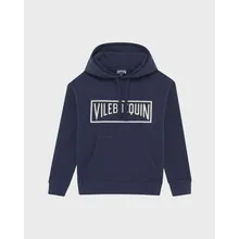Vilebrequin - Boys Organic Cotton Hoodie Sweatshirt Stitched Logo - Sweatshirt - Giorgi - Blau - Größe 10 Vilebrequin - Boys Organic Cotton Hoodie Sweatshirt Stitched Logo - Sweatshirt - Giorgi - Blau - Größe 10