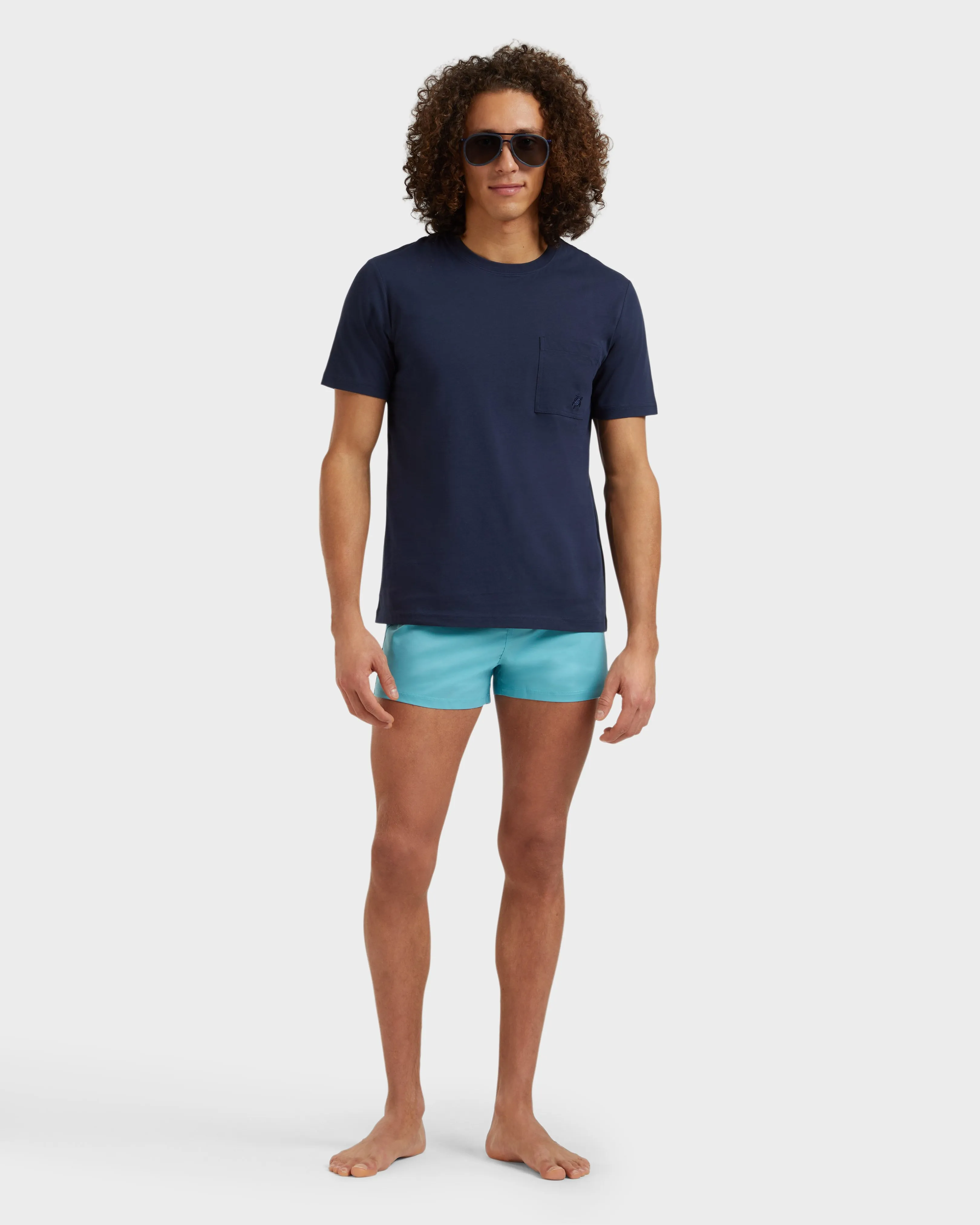 Vilebrequin - Kurze Und Figurbetonte Einfarbige Stretch-bademode Für Herren - Bademode - Man - Violett - Größe M – Bild 5