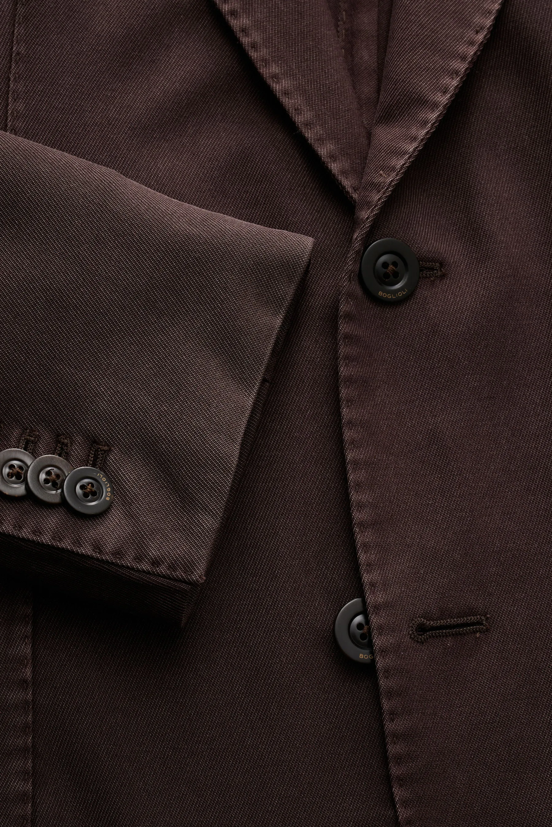 Boglioli - Herren - Woll-Sakko 'K. Jacket' dunkelbraun – Bild 2