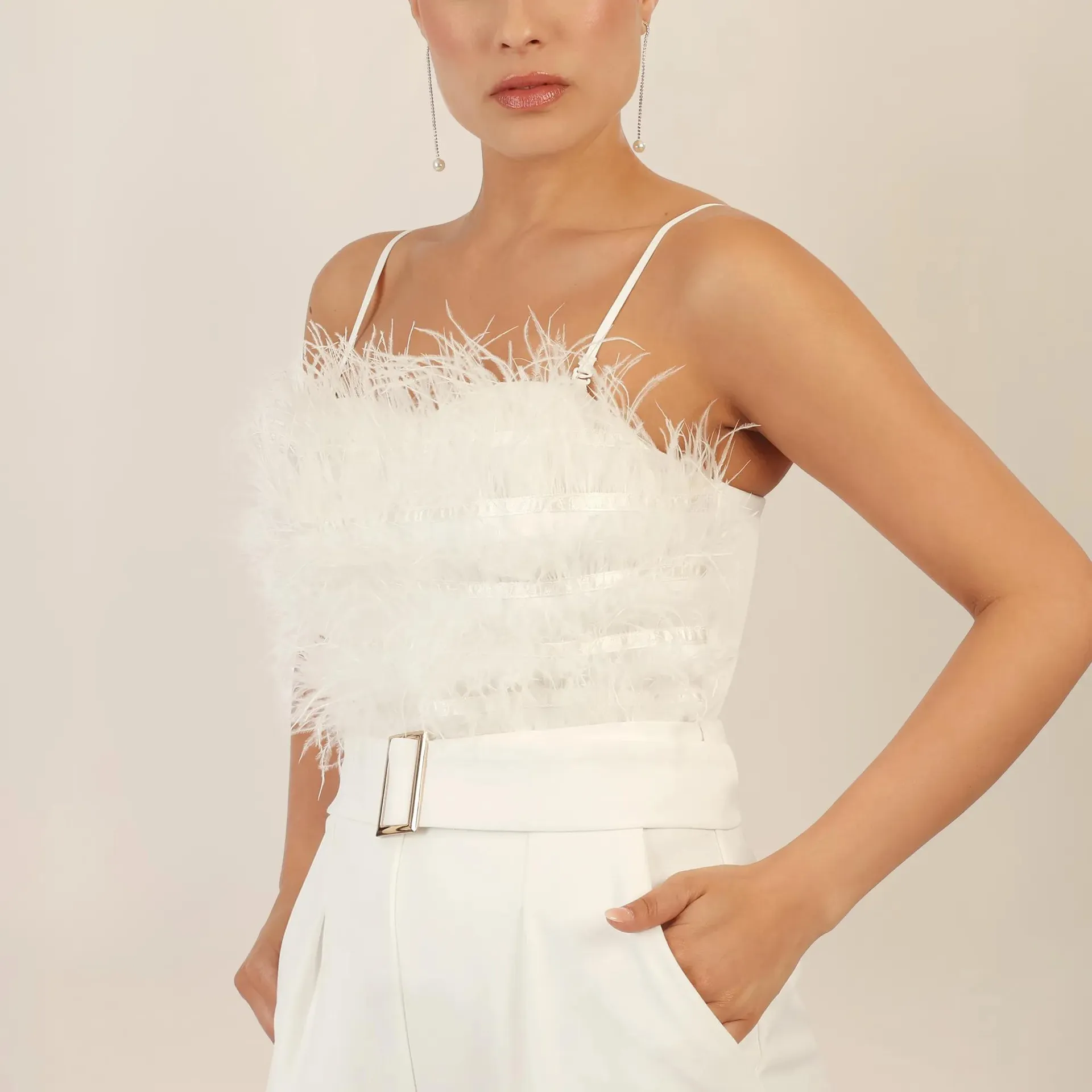 Apart - Abendoverall - Größe 44 - creme – Bild 3