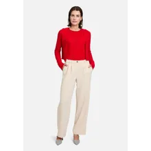 Kaschmir-Strickjacke mit Rippbündchen