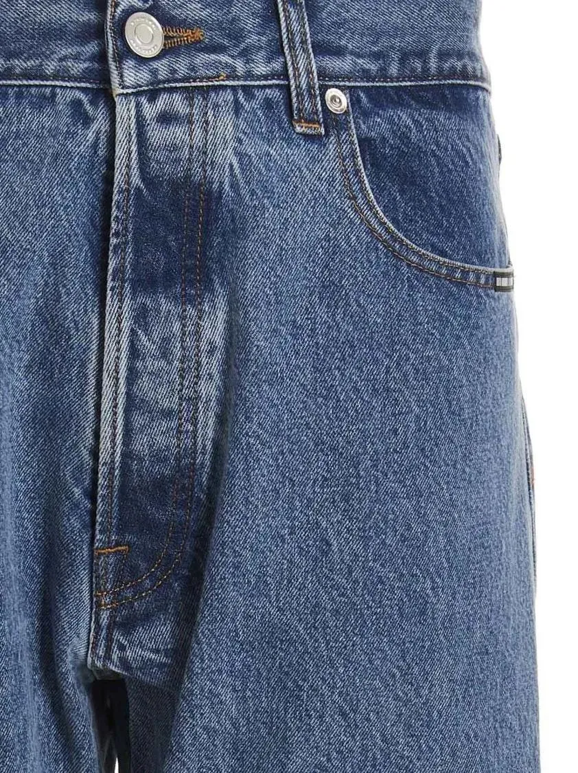 Vtmnts - 5-Pocket Denim Jeans With Button Closure - Größe 33 - blau – Bild 3