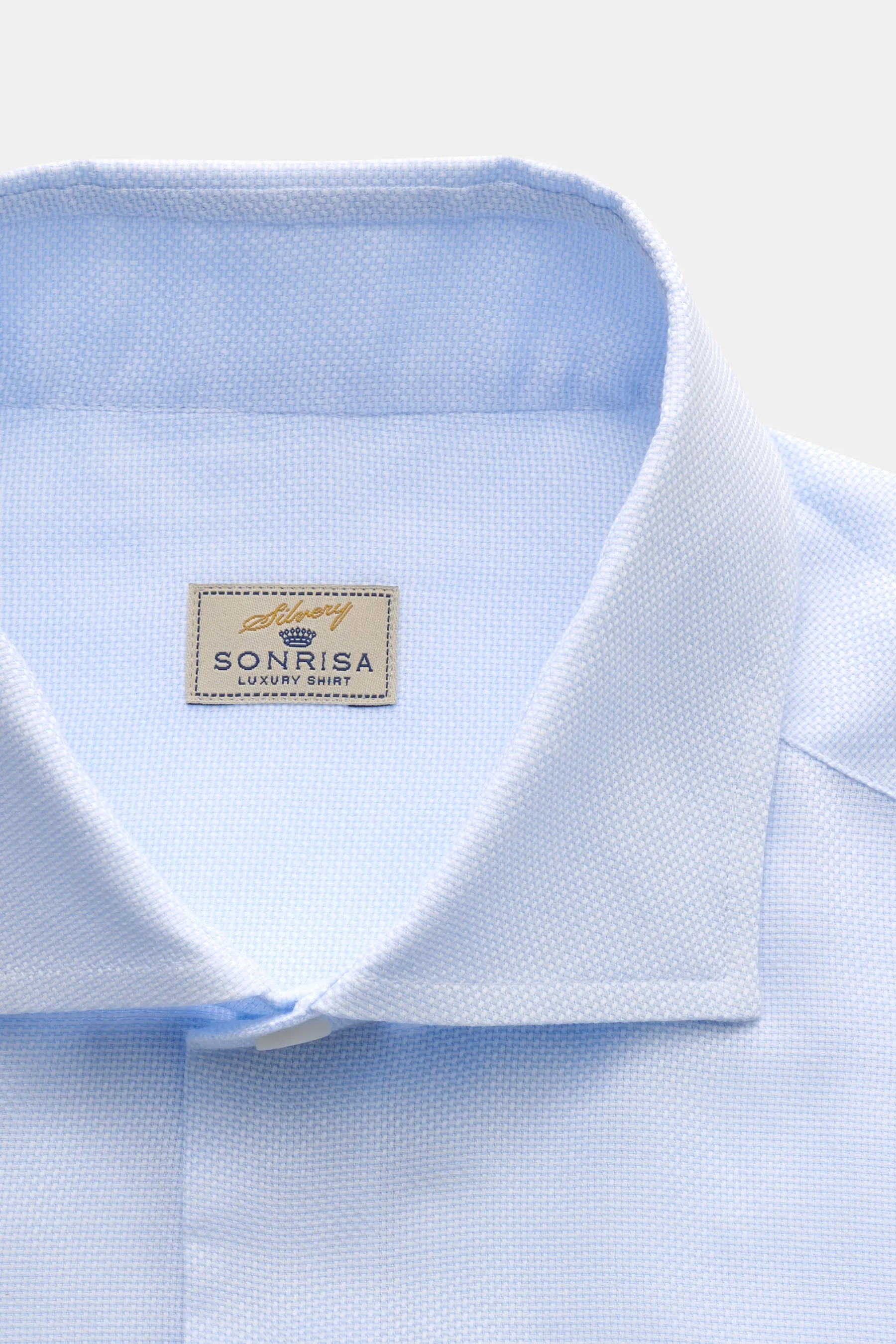 Sonrisa - Herren - Casual Hemd Haifisch-Kragen hellblau – Bild 2