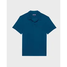 Vilebrequin - Einfarbiges Polohemd Aus Tencel Für Herren - Polohemd - Pirinol - Blau - Größe L Vilebrequin - Einfarbiges Polohemd Aus Tencel Für Herren - Polohemd - Pirinol - Blau - Größe L